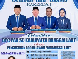 PAN Banggai Laut Segera Gelar Rakerda I, Lantik DPC se-Kabupaten & Kukuhkan 500 Relawan